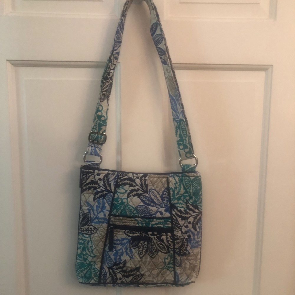 Vera Bradley Blue Santiago hipster crossbody bag - Picture 2 of 4